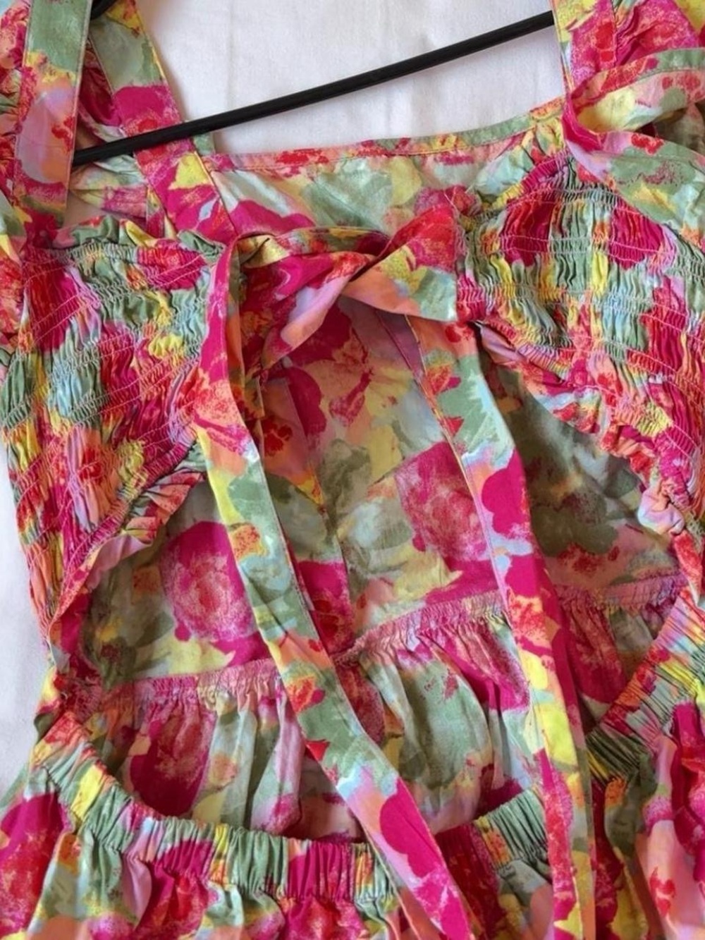 Floral Ruffle Sundress - Pink Multi - Picture 2 of 3